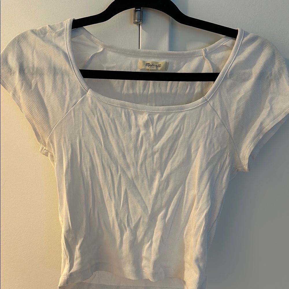 Madewell square neck White Women's Top